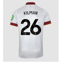 Camisa de Futebol West Ham United Max Kilman #26 Equipamento Alternativo 2024-25 Manga Curta